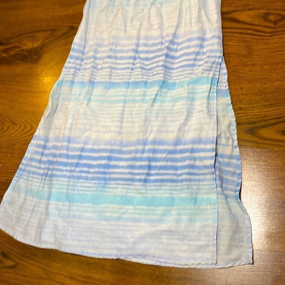 🌷 Bella Dahl🌷 Blue White Adjustable Strap Dress - Picture 4 of 6